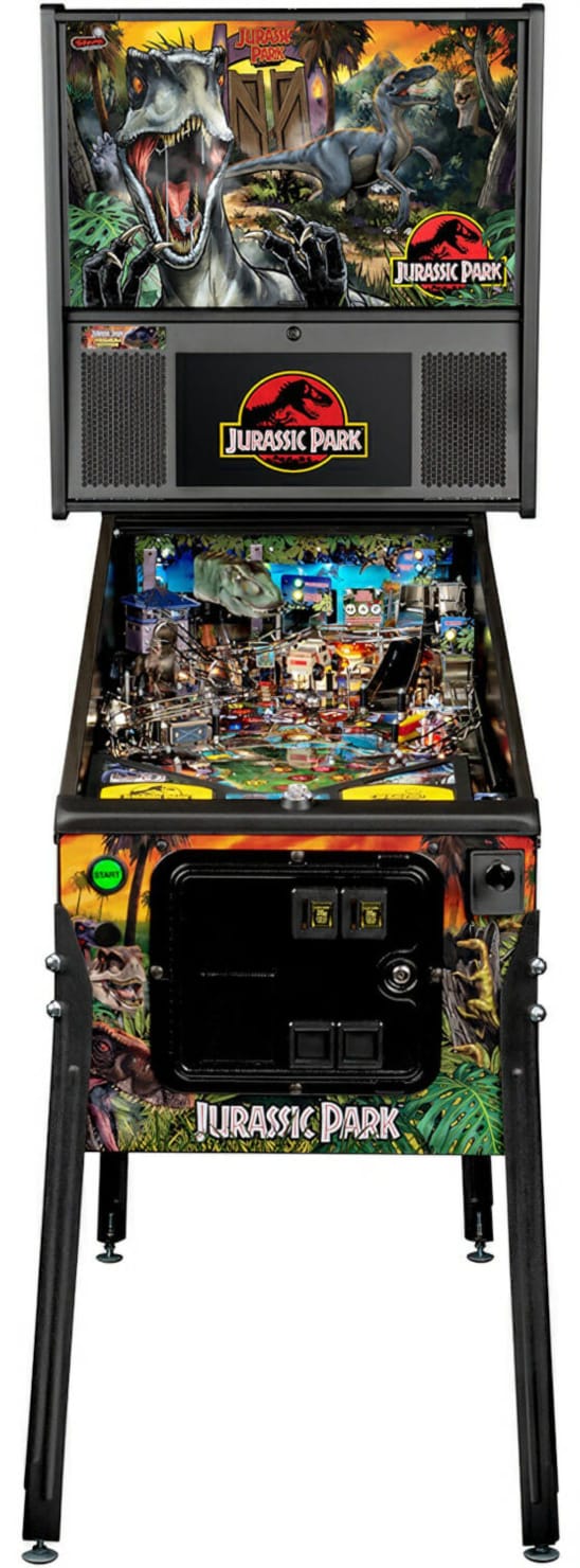 Jurassic Park Premium Pinball Machine For Sale With Express Shipping